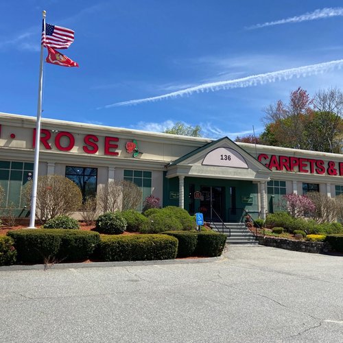 Building exterior of the Burlington AJ Rose location